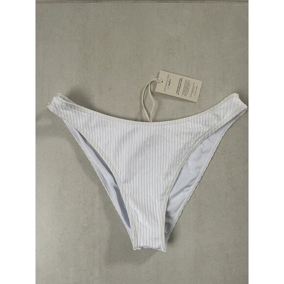 Kenny Flowers Swim Sporty Bikini Bottom Santorini Ribbed - Picture 1 of 9